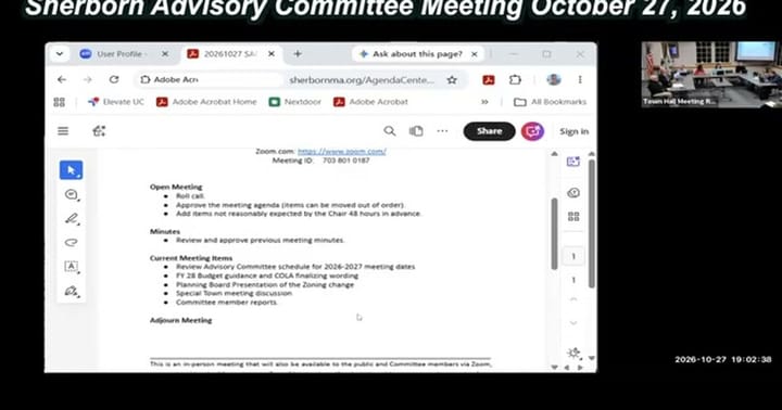 From the Finance Committee